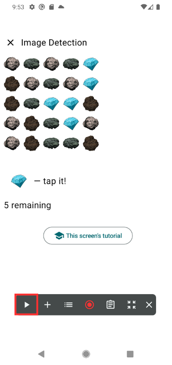 Image in a image block